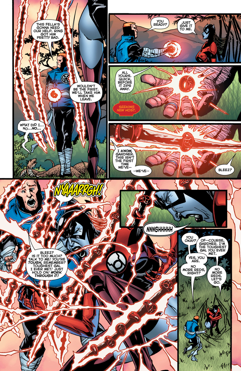 Illustration for article titled Exclusive DC preview: Guy Gardner undergoes a dramatic change in Red Lanterns: Futures End #1
